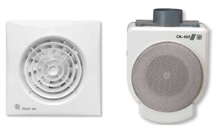 Вентиляторы бытовые Soler&Palau для ванных комнат, туалетов, кухонь